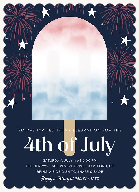 Party Pop Summer Party Invitations
