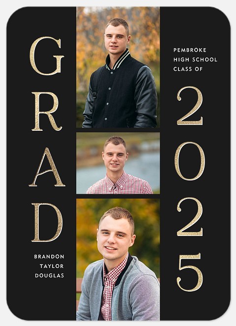 Elegant Accomplishment Graduation Cards