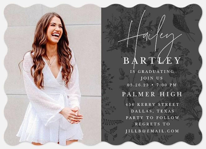 Vintage Toile Graduation Cards