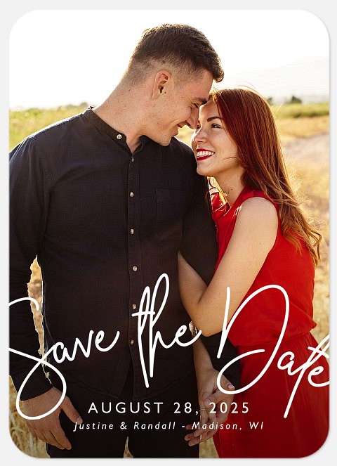Playful Arc Save the Date Photo Cards