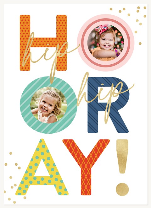 Hip Hip Hooray! Greeting Cards