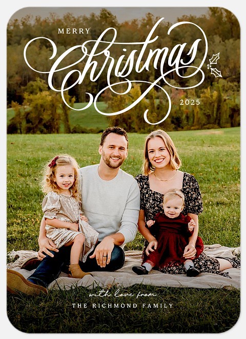 Fanciful Greetings Holiday Photo Cards