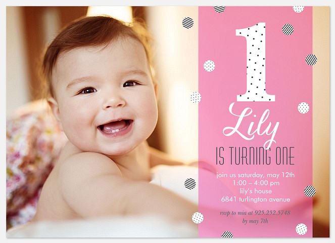 Posh Confetti Kids' Birthday Invitations