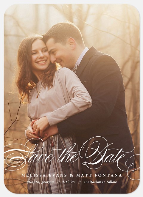 Dearly Beloved Save the Date Photo Cards