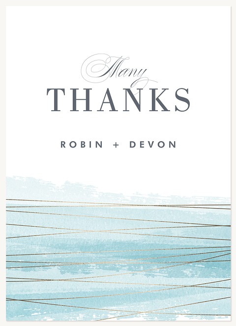 Heartstrings Wedding Thank You Cards