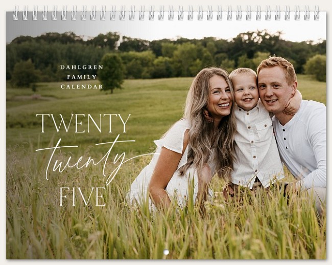 Gracefully Modern Calendar Custom Photo Calendars