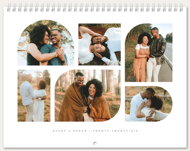 Elegant Mod Calendar Personalized Photo Calendars