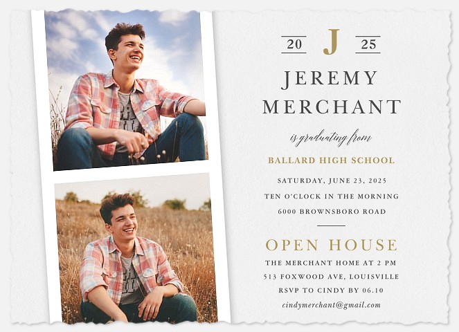 Classic Filmstrip Graduation Cards