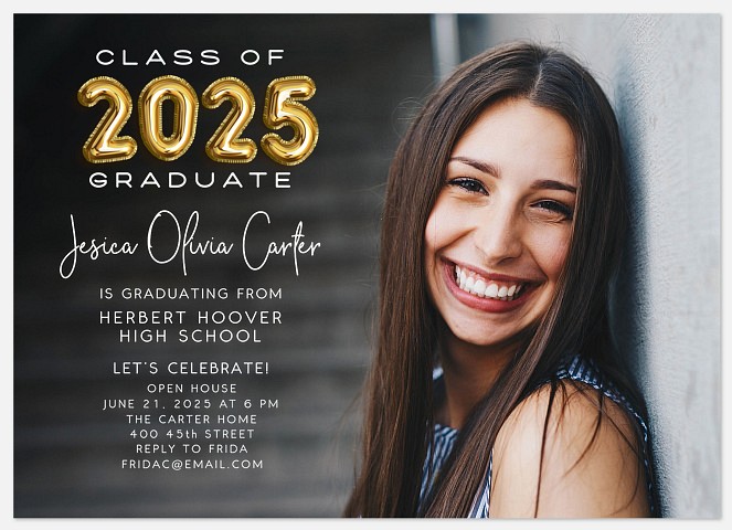 Balloon Year Graduation Cards