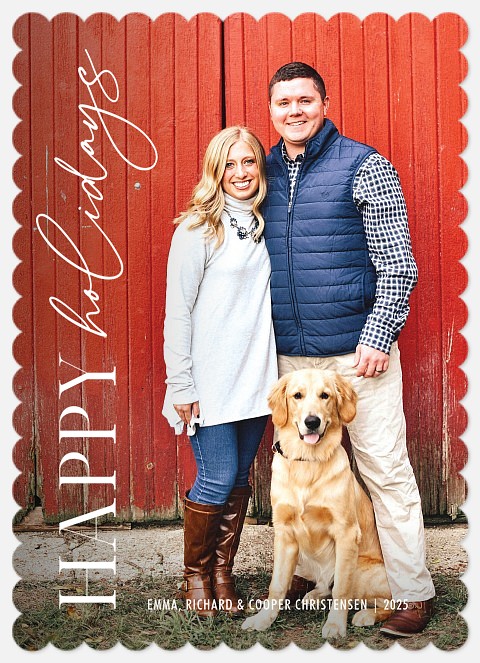 Modernist Mix Holiday Photo Cards