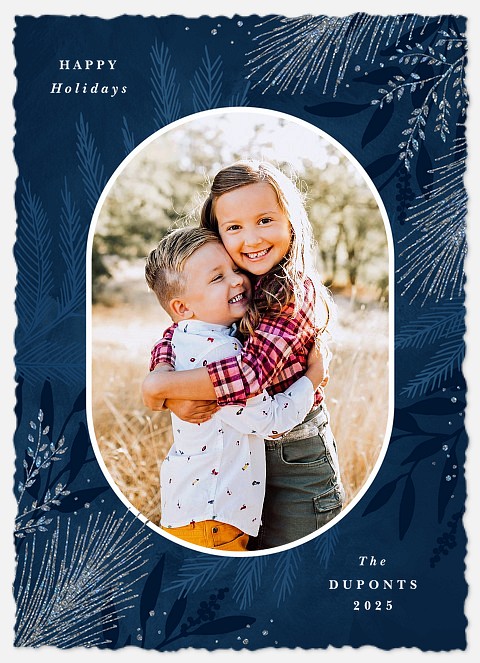 Whimsical Winter Holiday Photo Cards
