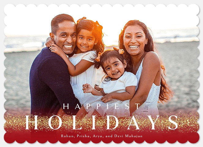 Layered Overlay Holiday Photo Cards
