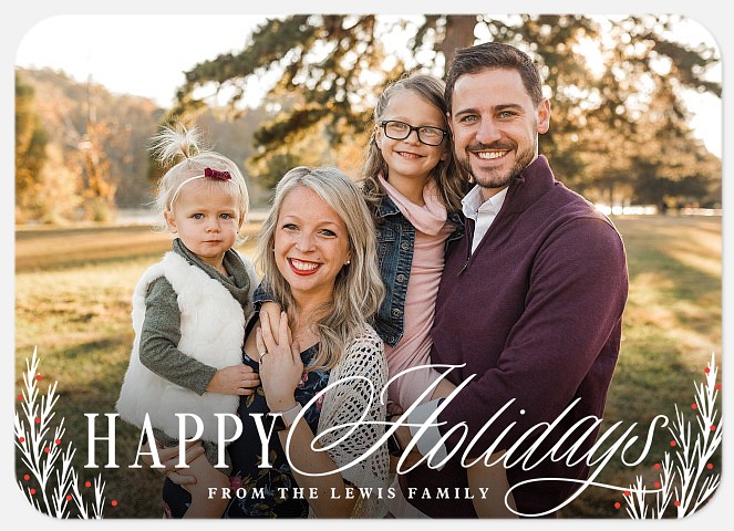 Tree Tops Holiday Photo Cards
