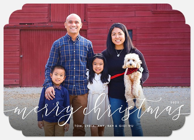 Winter Wisps Holiday Photo Cards