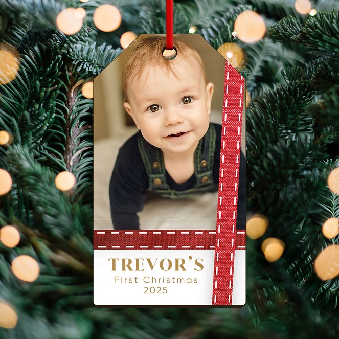 Christmas Wrap Custom Ornaments