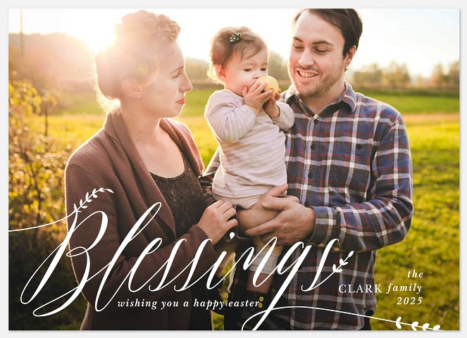 Easter Blessings Easter Photo Cards