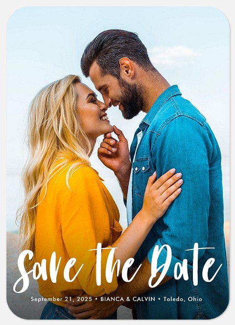 Lettered Whimsy Save the Date Photo Cards