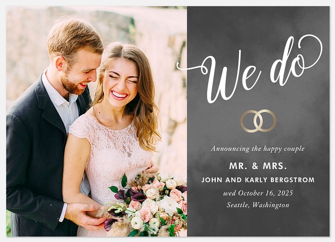 We Do Wedding Announcements