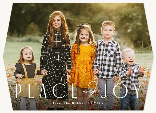 Elegant Peace Christmas Cards