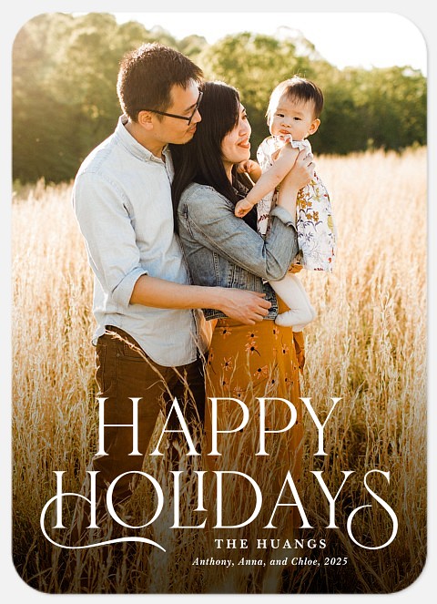 Classic Storybook Holiday Photo Cards