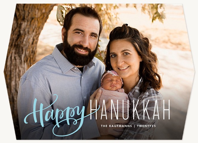 Hand-Lettered Hanukkah Hanukkah Cards