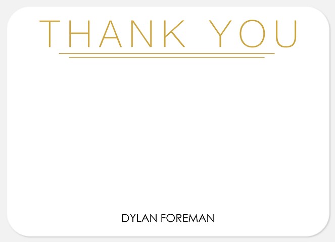 Aureate Greeting Thank You Cards 