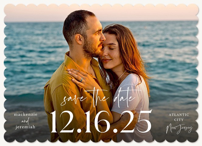 Bold Beginnings  Save the Date Cards