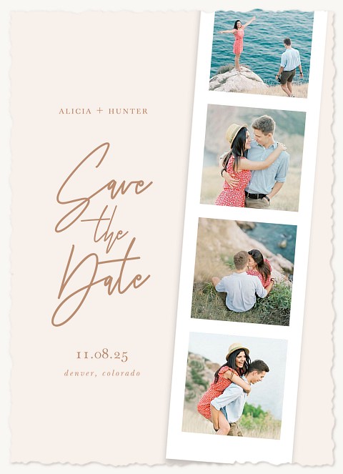 Candid Moments Save the Date Cards