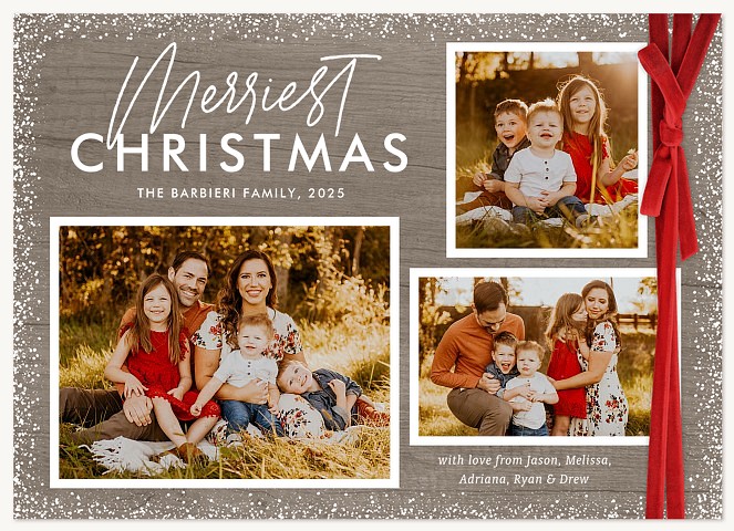 Wrapped Up Personalized Holiday Cards