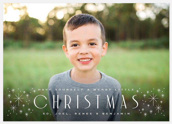 Joyful Wishes Holiday Photo Cards