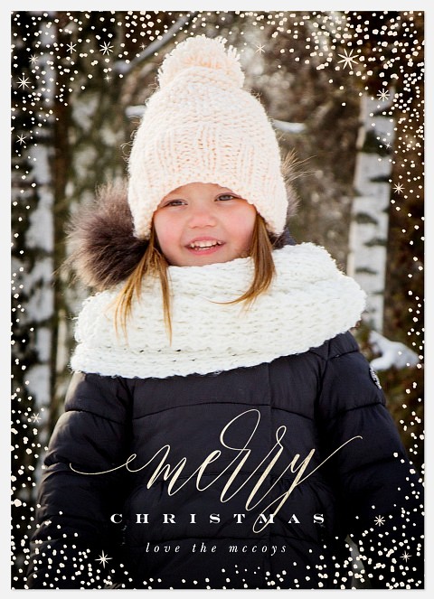 Snow Magic Holiday Photo Cards