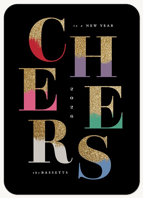 Big Cheers Personalized Holiday Cards