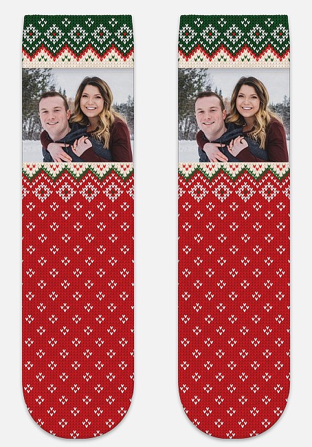 Ugly Sweater Custom Socks