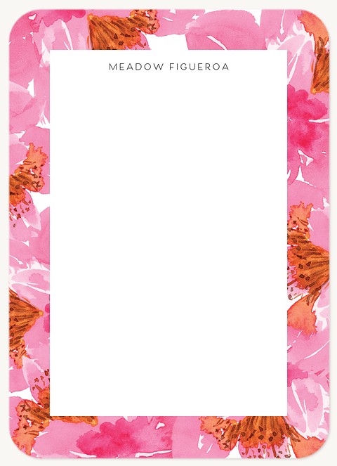 Bright Peonies Stationery