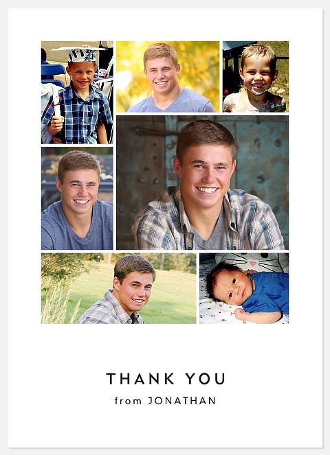 Through the Years Thank You Cards 