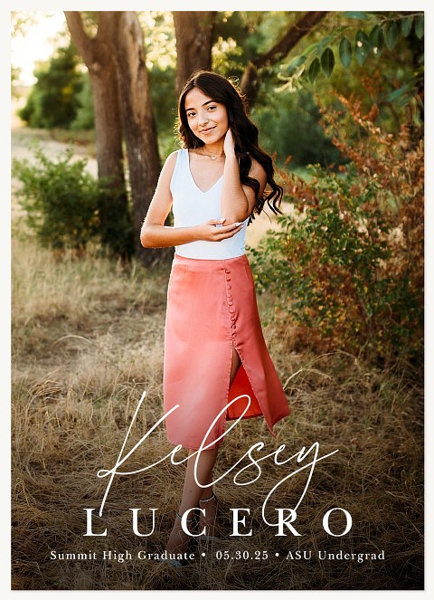 Scripted Name Graduation Cards