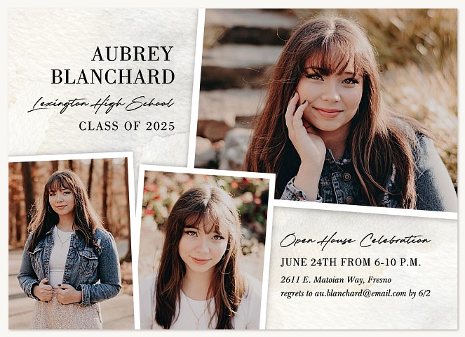 Watercolor Paper Graduation Cards