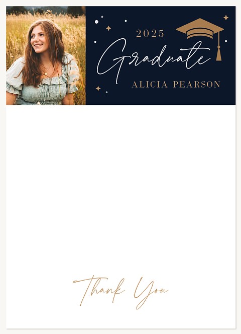 Grad Sparkles Thank You Cards 