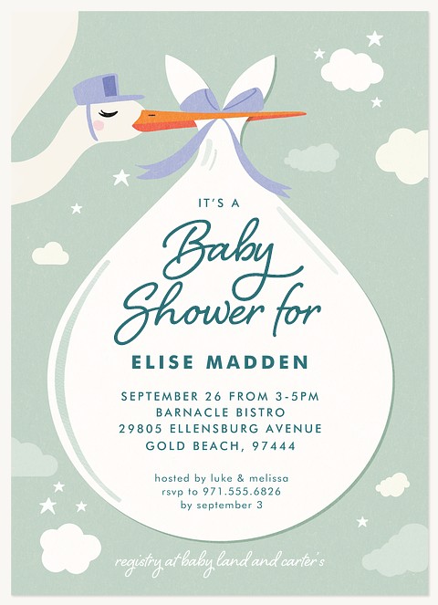 Special Package Baby Shower Invites