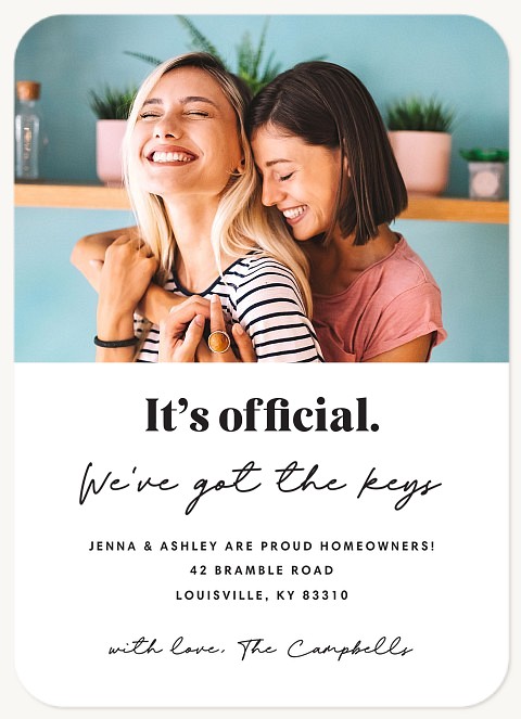 It's Official Moving Announcements