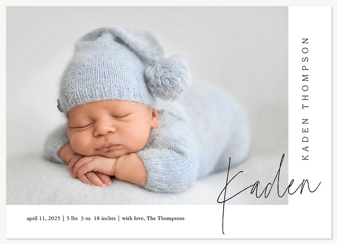 Modern Announcement Baby Announcements