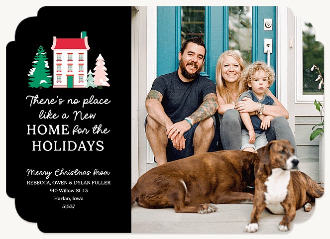 Winter Home Personalized Holiday Cards