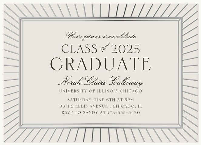 Sunburst Frame Graduation Cards