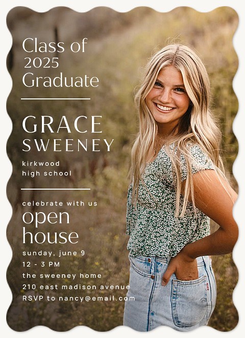 Side Block Graduation Cards