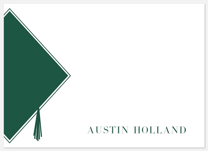 Angular Cap Thank You Cards 