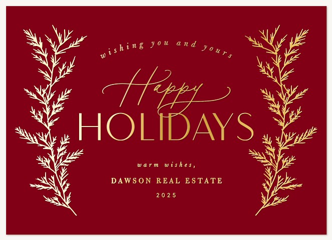 Radiant Laurels Business Holiday Cards