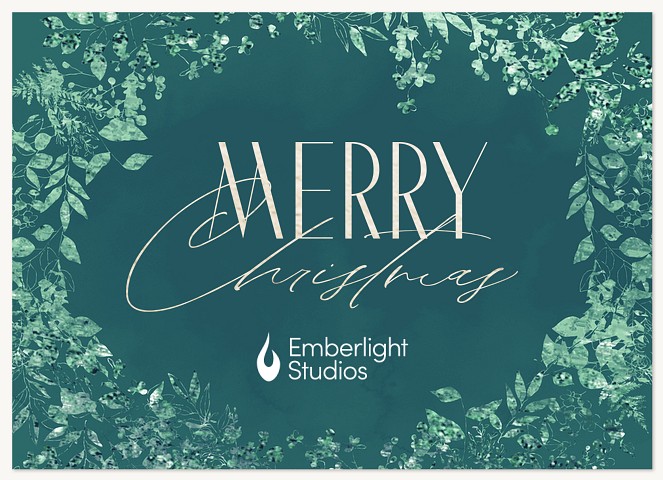 Nature Frame Business Holiday Cards