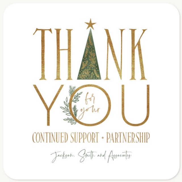 Continued Partnership Business Holiday Cards