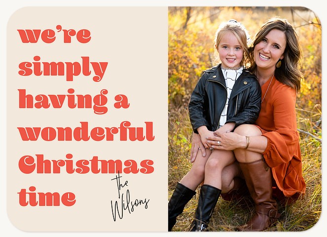 Simply Having Personalized Holiday Cards
