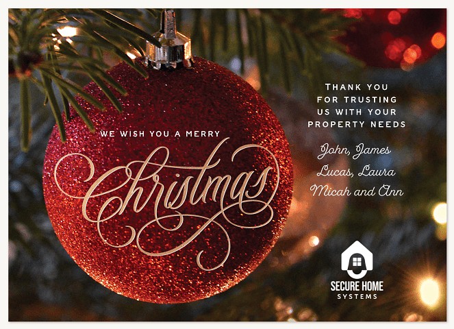 Sparkle Holidays Business Holiday Cards